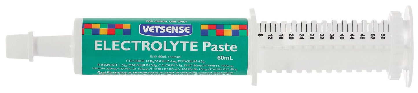 Vetsense Electrolyte Paste 60ml - Woonona Petfood & Produce