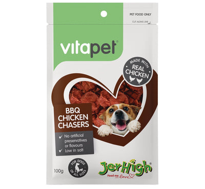 Vitapet Jerhigh BBQ Chicken Chasers 100g