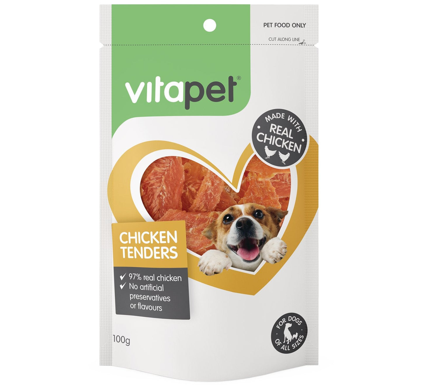 Vitapet Jerhigh Chicken Tenders - Woonona Petfood & Produce