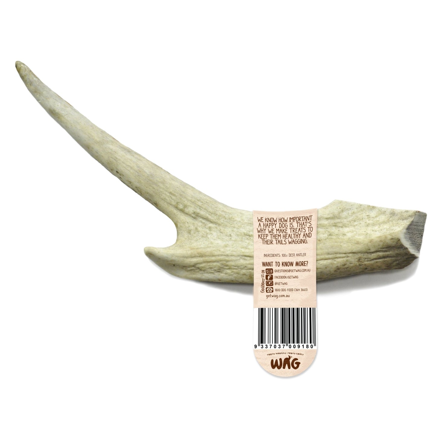 WAG Antler Dog Chew - Woonona Petfood & Produce