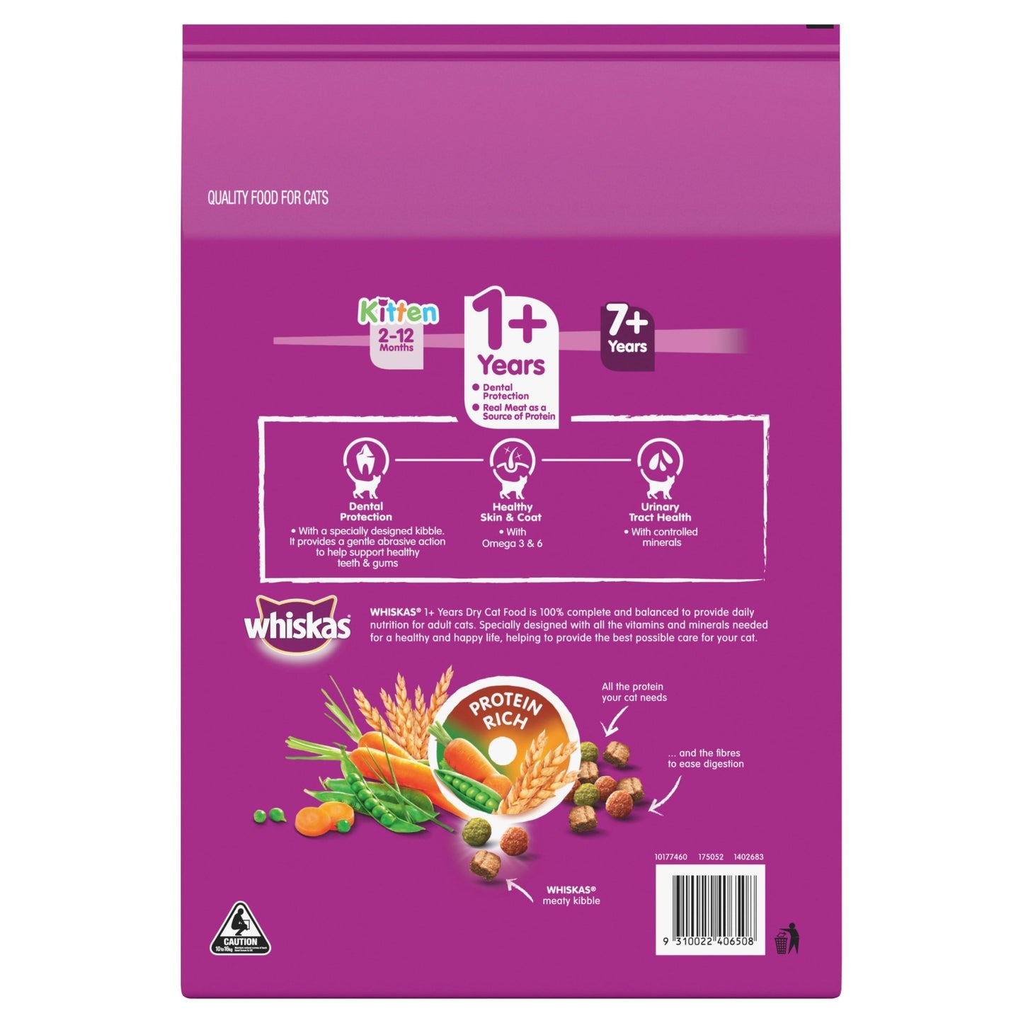 Whiskas 12kg Beef Liver Lamb Veg - Woonona Petfood & Produce
