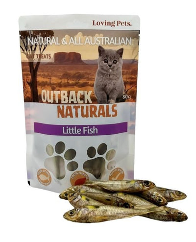 Whole Little Fish Cat Treats 80g Loving Pets