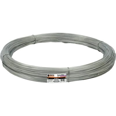 Wire 3.15mm Soft Tensile Hevy Gal 750m Whites