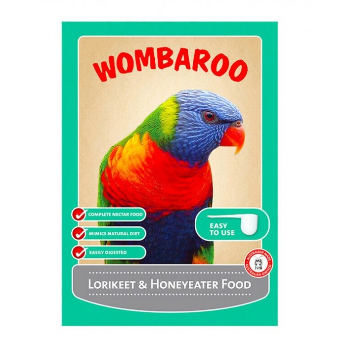 Wombaroo Lorikeet Honeyeater Food - Woonona Petfood & Produce