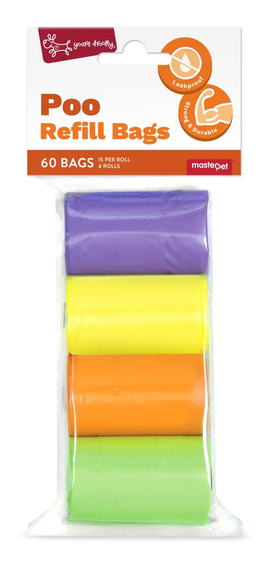 Yours Droolly Bag Refill Rainbow 60 Bags
