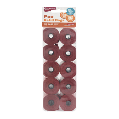 Yours Droolly Bag Refill Scented Red 150 Bags