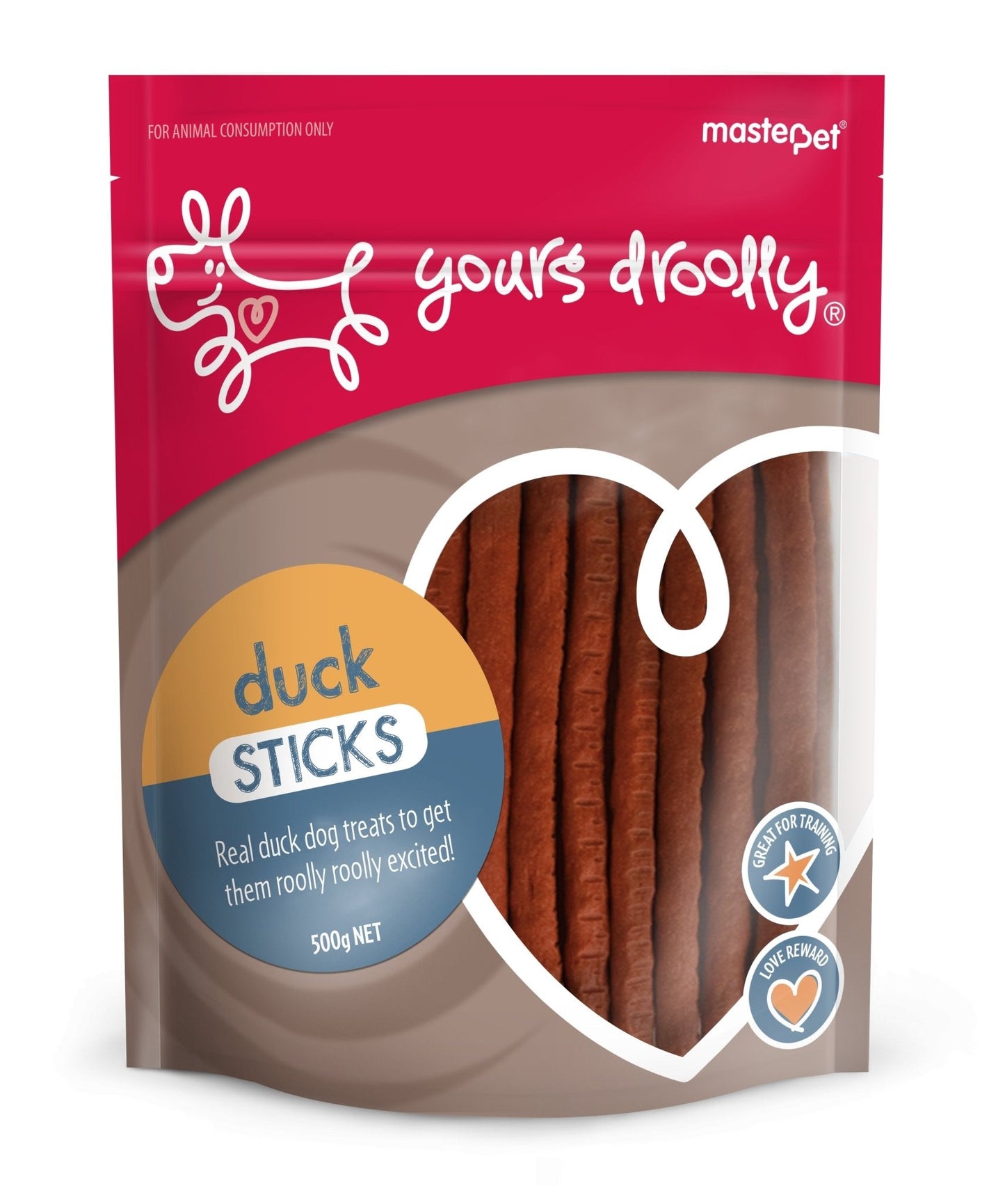 Yours Droolly Duck Sticks 500g - Woonona Petfood & Produce