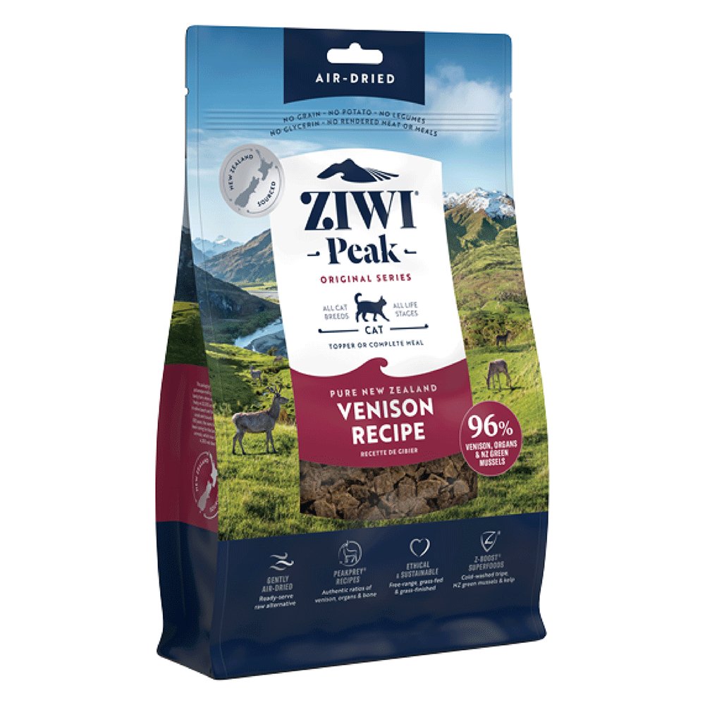 Ziwi Peak Air Dried Dry Cat Food Venison 400g - Woonona Petfood & Produce