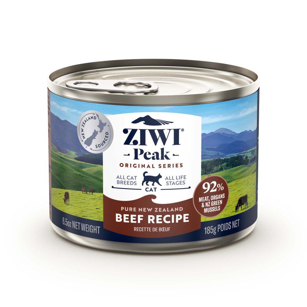 Ziwi Peak Wet Cat Food Beef 12x185g - Woonona Petfood & Produce