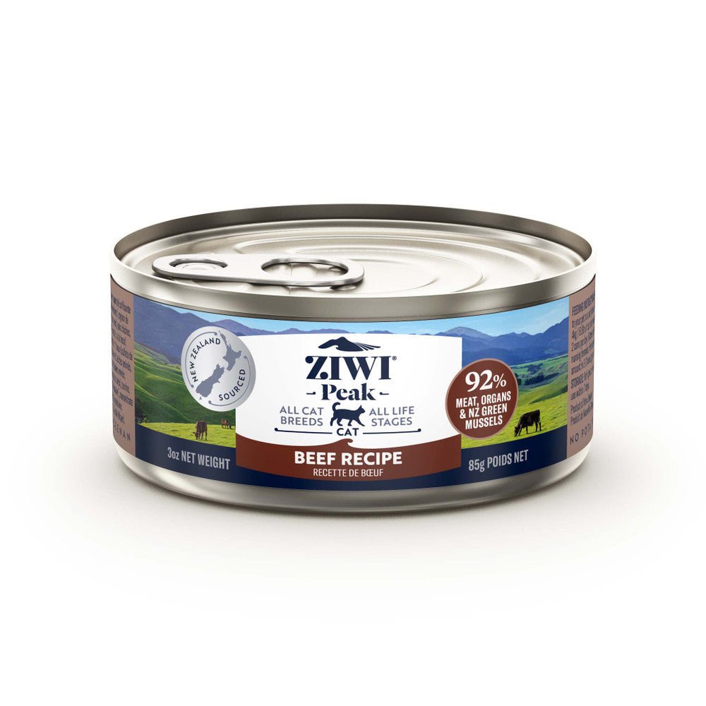 Ziwi Peak Wet Cat Food Beef 85g - Woonona Petfood & Produce