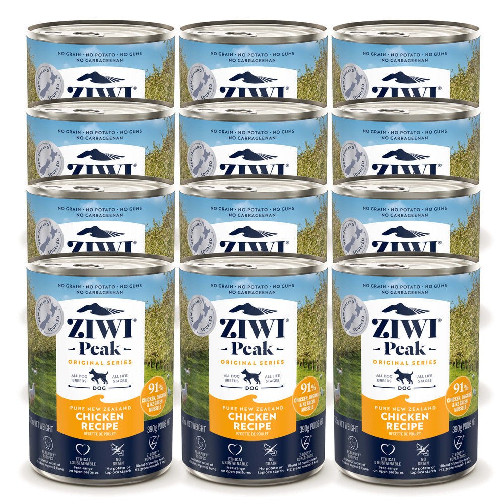 Ziwi Peak Wet Dog Food Chicken 12x390g - Woonona Petfood & Produce