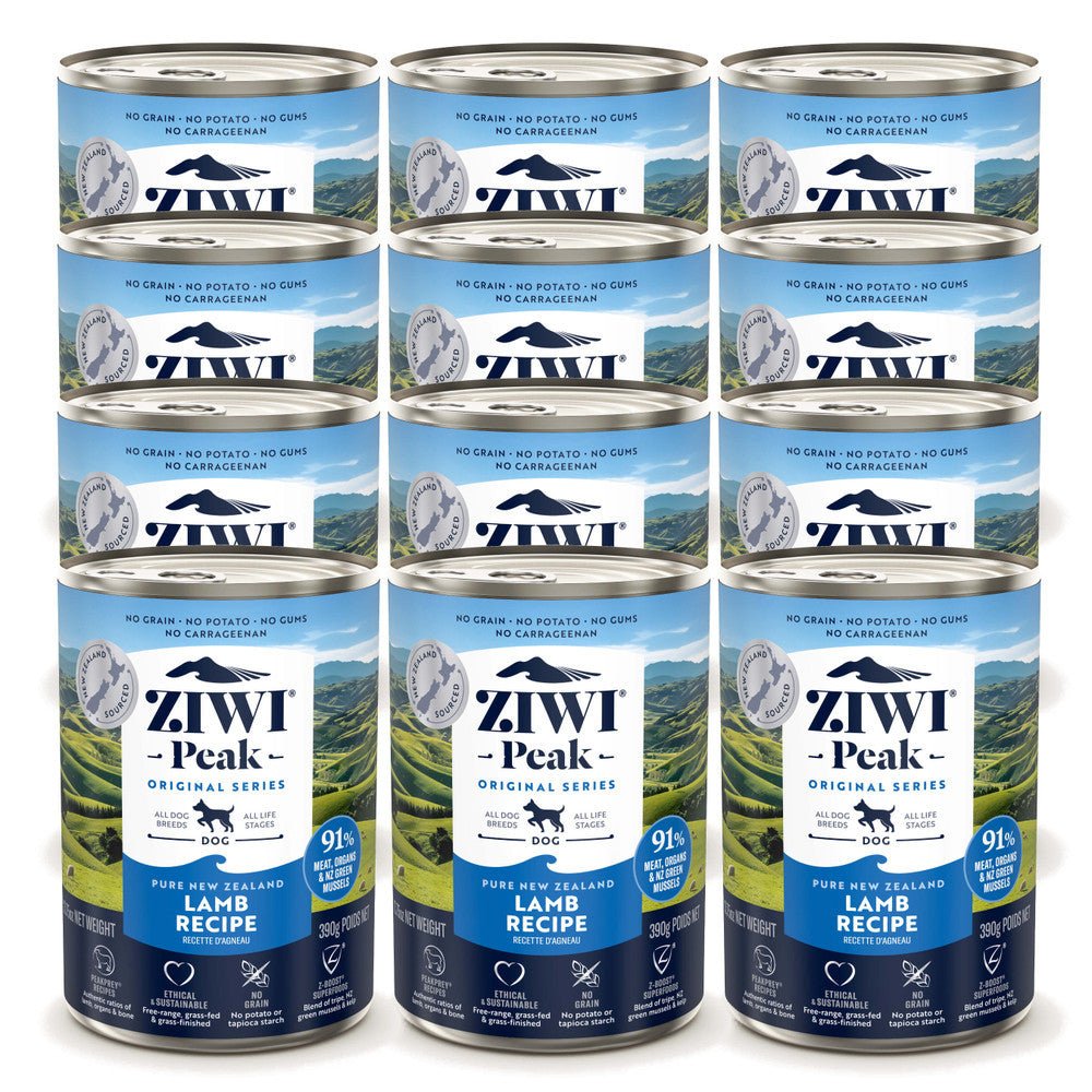 Ziwi Peak Wet Dog Food Lamb 12x390g - Woonona Petfood & Produce
