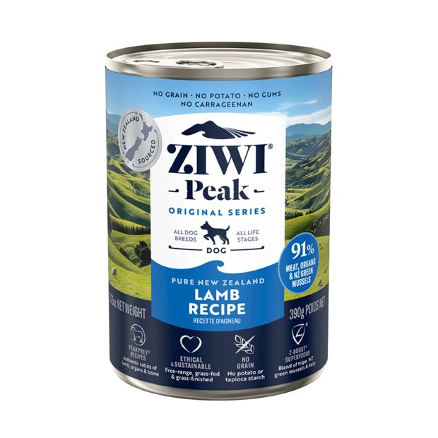 Ziwi Peak Wet Dog Food Lamb 12x390g - Woonona Petfood & Produce