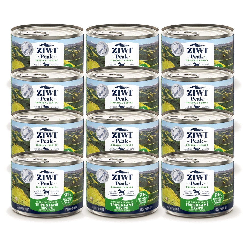 Ziwi Peak Wet Dog Food Tripe and Lamb 12x170g - Woonona Petfood & Produce
