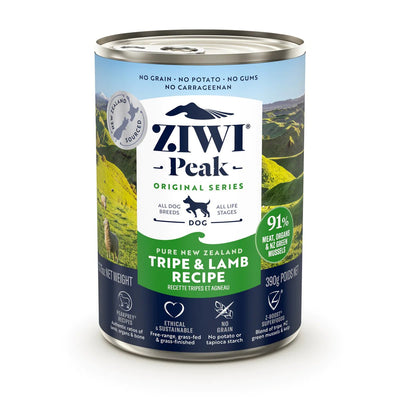 Ziwi Peak Wet Dog Food Tripe & Lamb 390g - Woonona Petfood & Produce