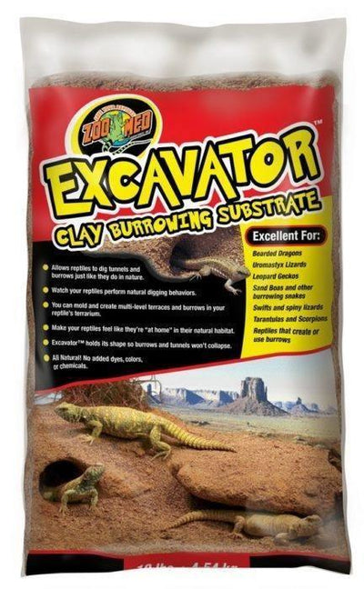Zoo Med Excavator Clay Burrowing Substrate 9kgs - Woonona Petfood & Produce