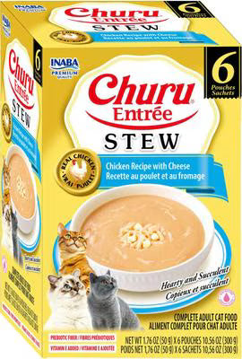 Inaba Churu Entree Stew Chicken Recipe with Cheese