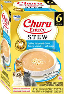 Inaba Churu Entree Stew Chicken Recipe with Cheese