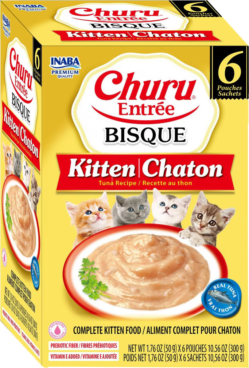 Inaba Churu Entree Bisque Tuna Recipe for Kittens