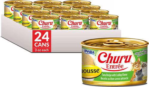 Inaba Churu Entree Mousse Tuna Recipe with Scallop Flavour