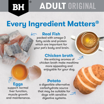 Black Hawk Wet Dog Food Adult Fish and Vegetables 85g