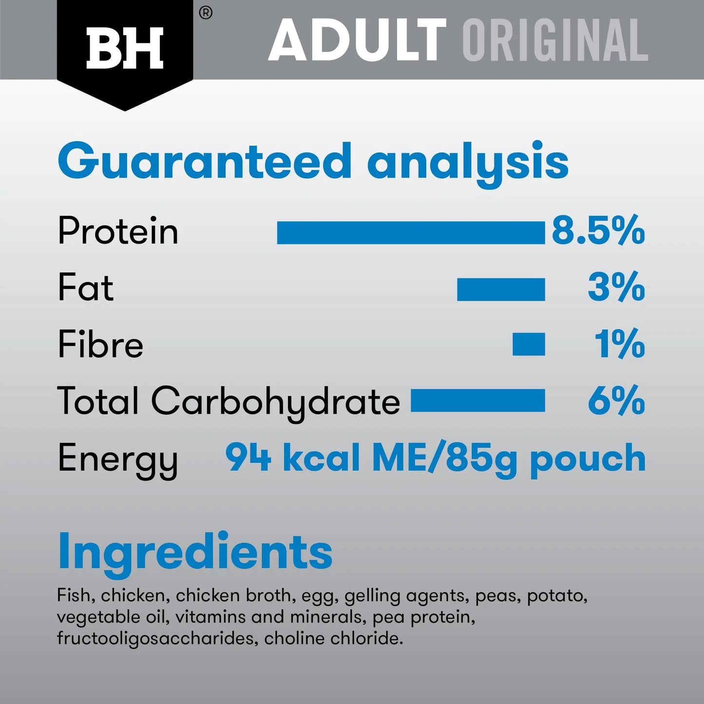 Black Hawk Wet Dog Food Adult Fish and Vegetables 85g