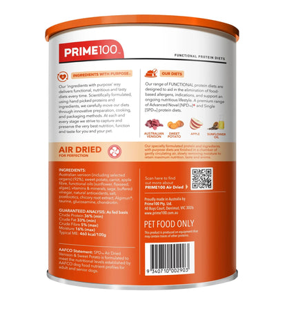 Prime100 SPD Air Dried Venison and Sweet Potato