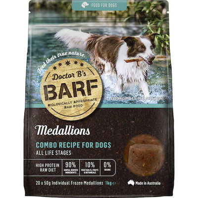 Doctor B Dog Barf Combo Medallions 20 x 50g