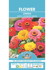 Mr Fothergills FOT Zinnia Early Wonder Mix