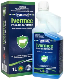 Vetsense Ivermec Pour on for Cattle