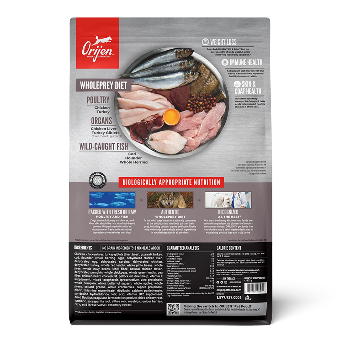 ORIJEN Original Fit and Trim Dry Dog Food