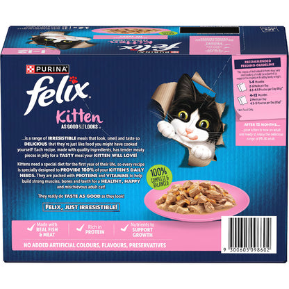 Felix Kitten Menus 12x85g