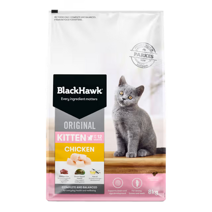 Black Hawk Dry Cat Food Kitten Chicken
