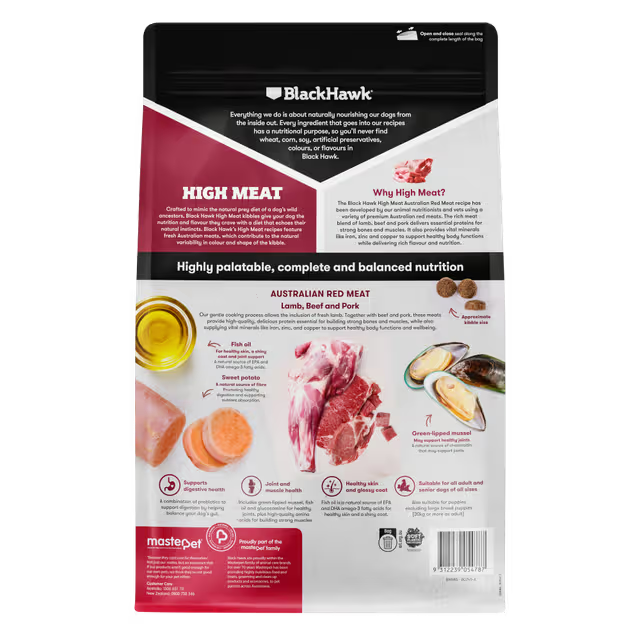 Black Hawk High Meat Australian Red Meat