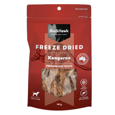 Black Hawk Freeze Dried Dog Treats Kangaroo 40g