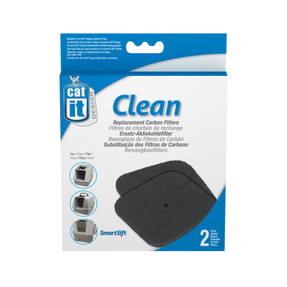 Catit Deluxe Replacement Cartridge 2 Pack for Hooded Litter Tray