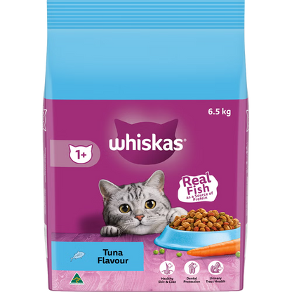 Whiskas Dry Cat Food Adult Tuna 6.5kg