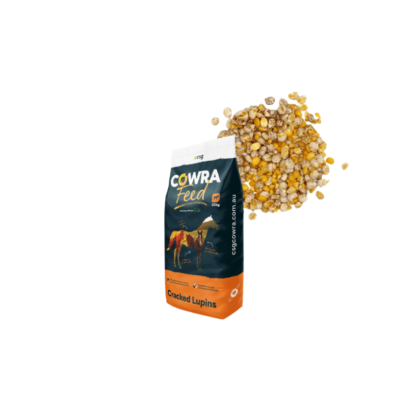 Cracked Lupins - Woonona Petfoods