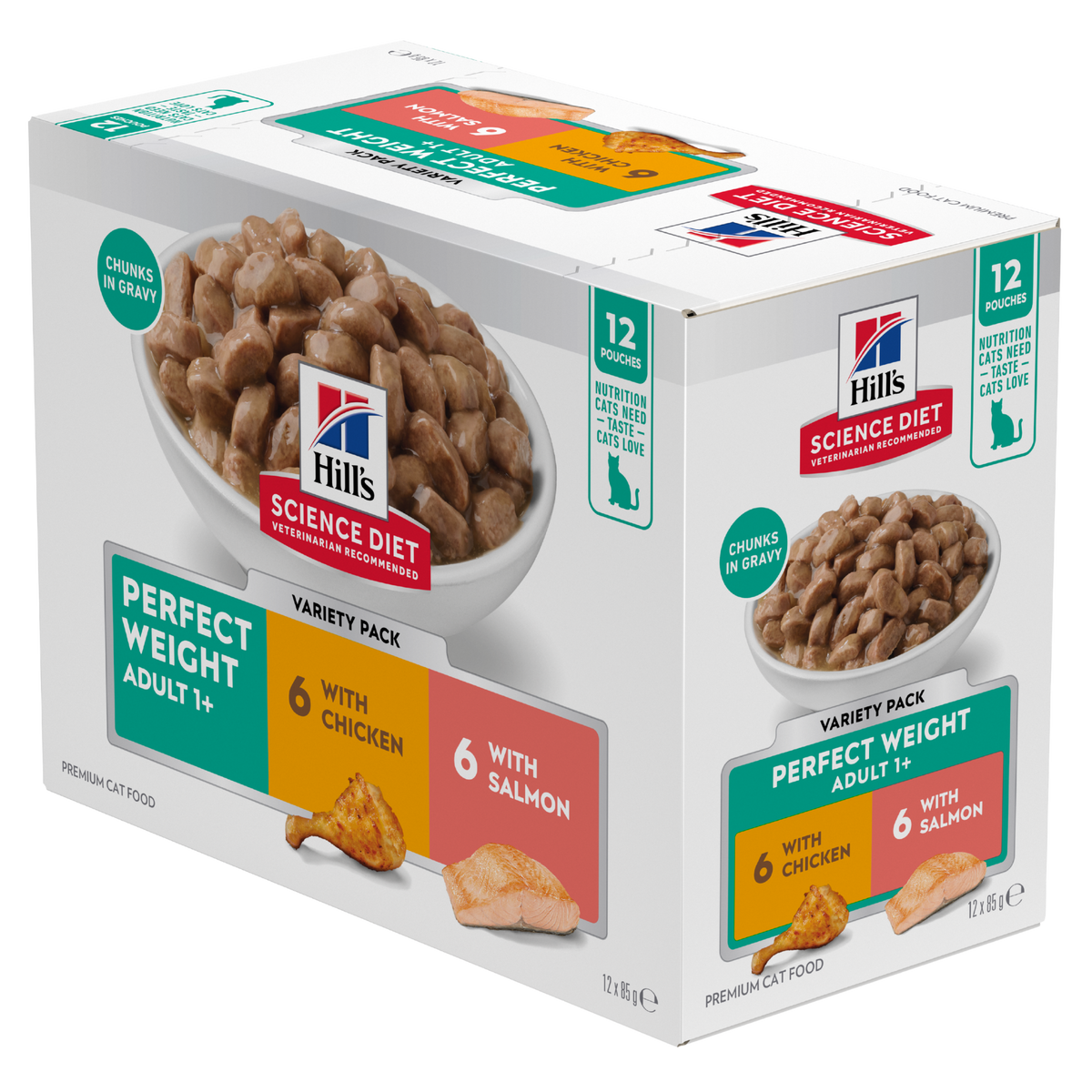 Hill's Science Diet Adult Perfect Weight Variety Pack 12x85g