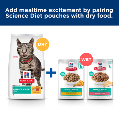 Hill's Science Diet Adult Perfect Weight Variety Pack 12x85g