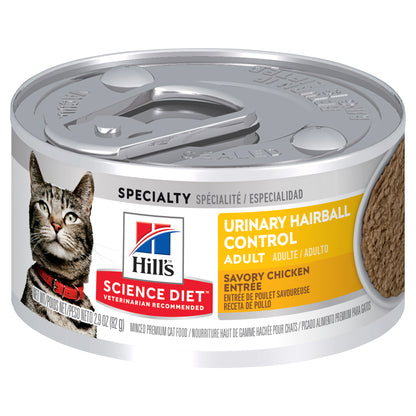 Hill's Science Diet Adult Urinary Hairball Control Canned Cat Food