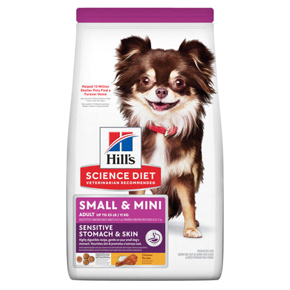 Hill's Science Diet Sensitive Skin and Stomach Adult Small And Mini Dry Dog Food 6.8kg