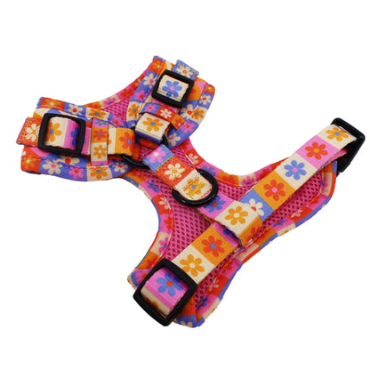 Pablo & Co Adjustable Dog Harness Daisies for Days