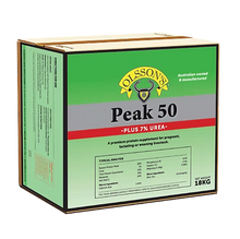Olssons Peak 50 +7% Urea 18kg - Woonona Petfoods