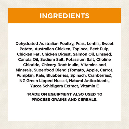 Ivory Coat Grain Free Dry Dog Food Adult Healthy Weight Chicken 13kg