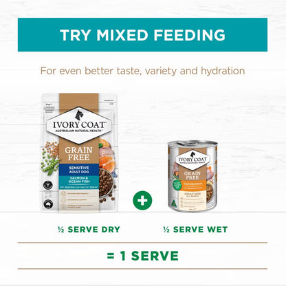 Ivory Coat Grain Free Dry Dog Food Ocean Fish and Salmon