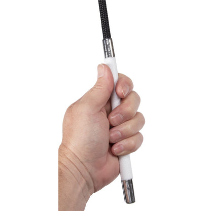 Whip Fibreglass Dressage Black/White 100cm