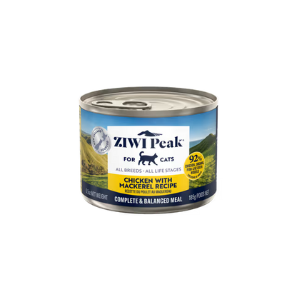 Ziwi Peak Wet Cat Food Chicken with Mackerel 85g x 24