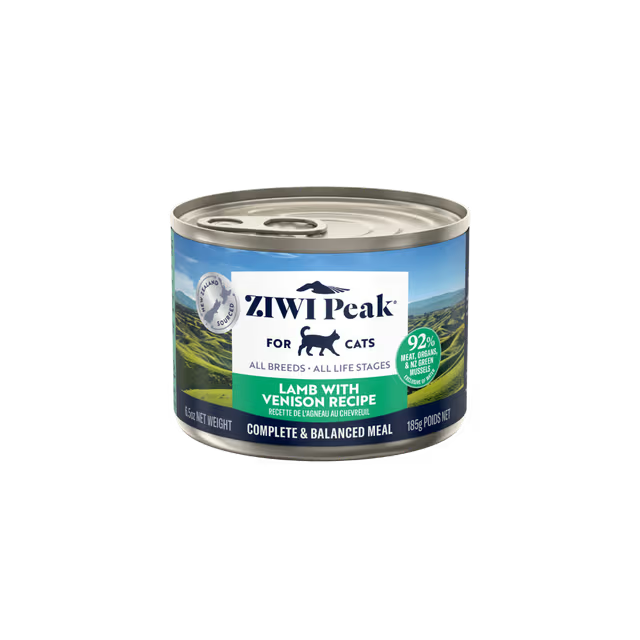 Ziwi Peak Wet Cat Food Lamb with Vension 185g x 12