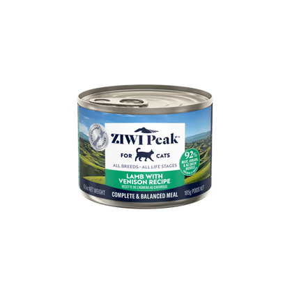 Ziwi Peak Wet Cat Food Lamb with Vension 185g x 12